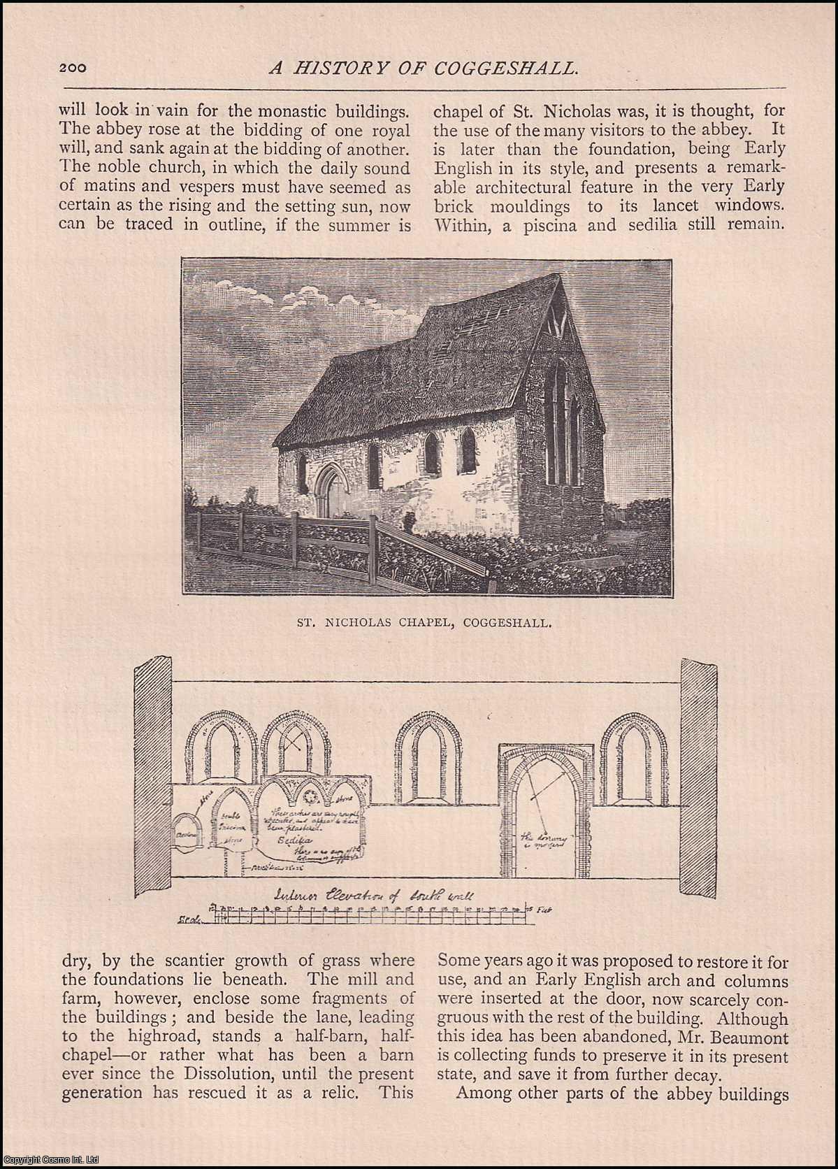 W. R. G. - A History of Coggeshall. An original article from The Antiquary Magazine, 1890.