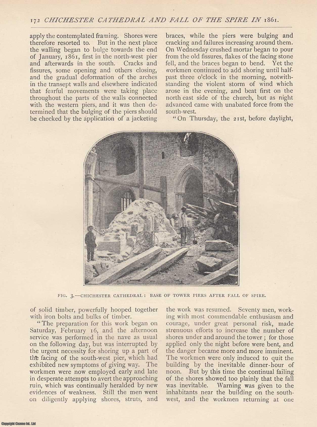 No Author Stated - Chichester Cathedral and The Fall of The Spire in 1861. An original article from The Antiquary Magazine, 1896.