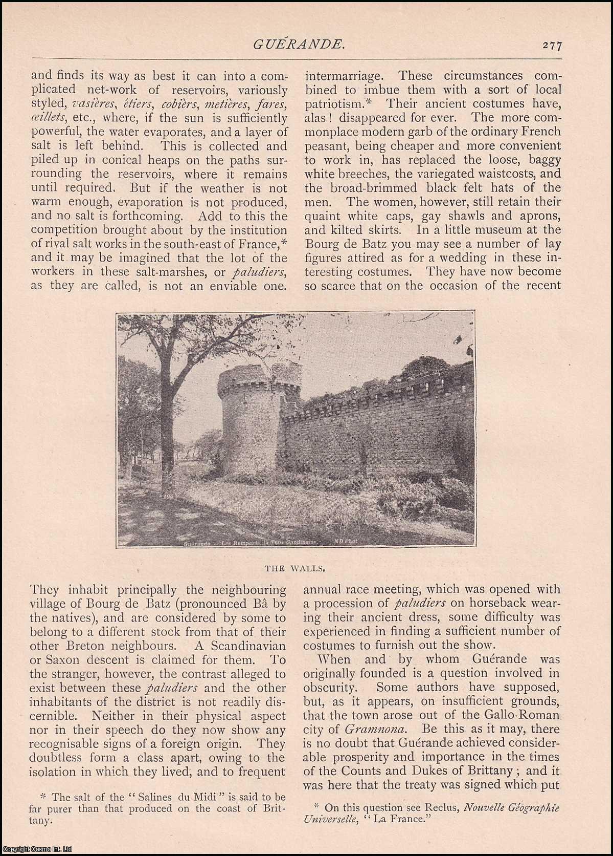 F. R. McClintock - Guerande. By The Author of Holidays in Spain. An original article from The Antiquary Magazine, 1896.
