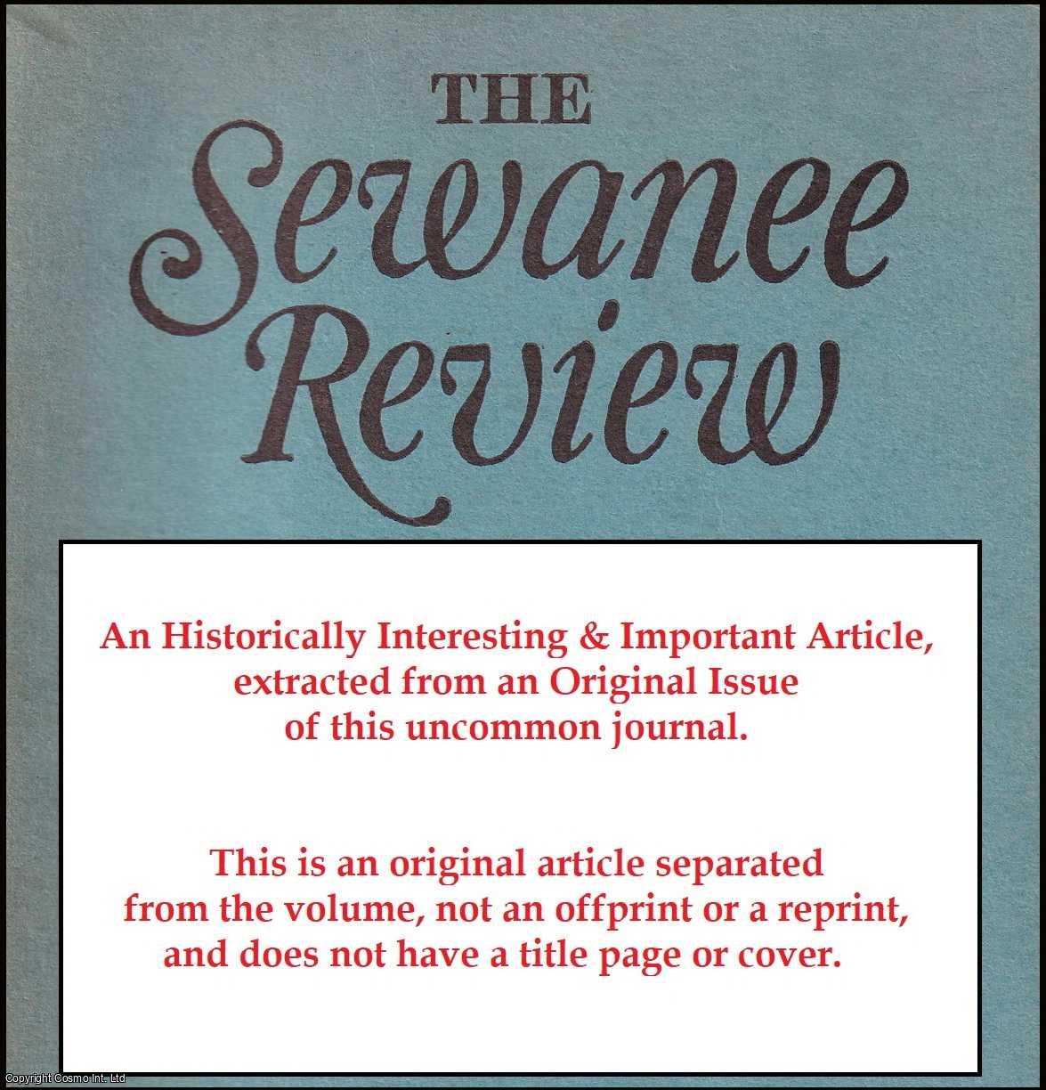 Ellington White - The Sergeant's Good Friend. An original article from The Sewanee Review, 1957.