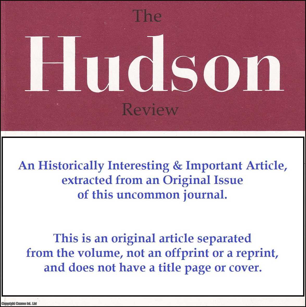 Dennis Lynds - A Blue Blonde in The Sky over Pennsylvania. An original article from The Hudson Review, 1964.