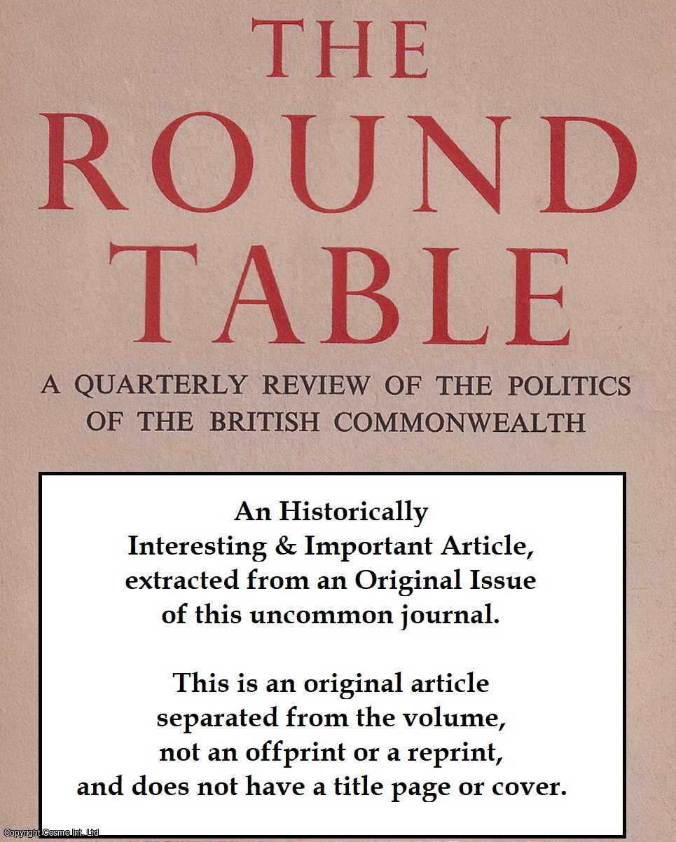 No Author Stated - 1935. Ulster and The Irish Problem; The Northern Outlook; A Neighbour's View of the Free State; Dominion Status for the North ? An original article from The Round Table, 1935.