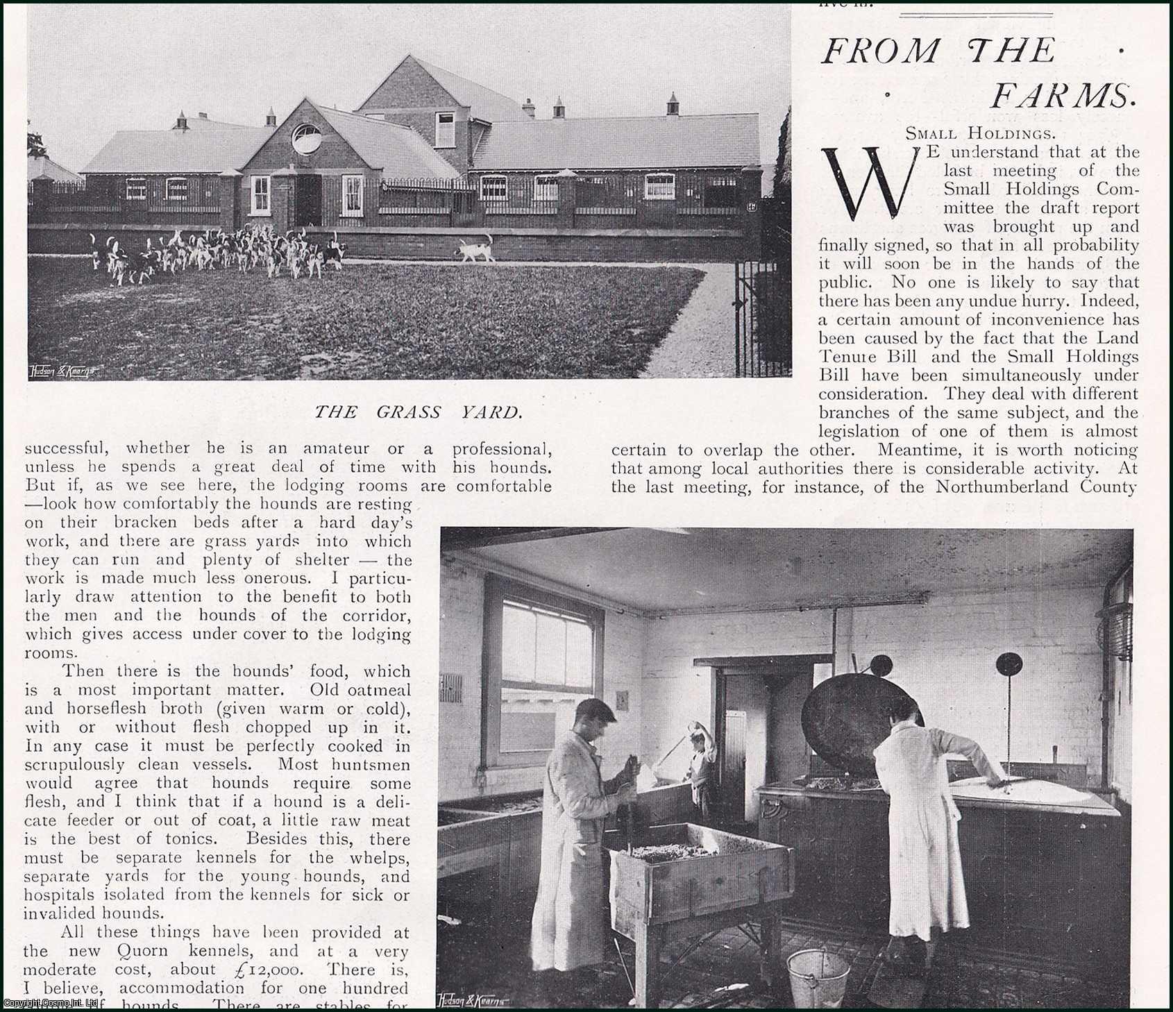 Country Life Magazine - From The Farms: Land Tenure & the Small Holdings Bill. Several pictures and accompanying text, removed from an original issue of Country Life Magazine, 1906.