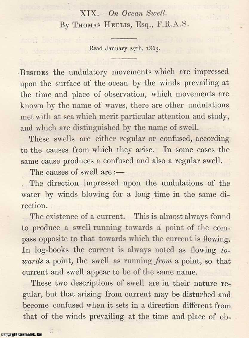 Thomas Heelis - Ocean Swell. An original article from the Memoirs of the Literary and Philosophical Society of Manchester, 1865.