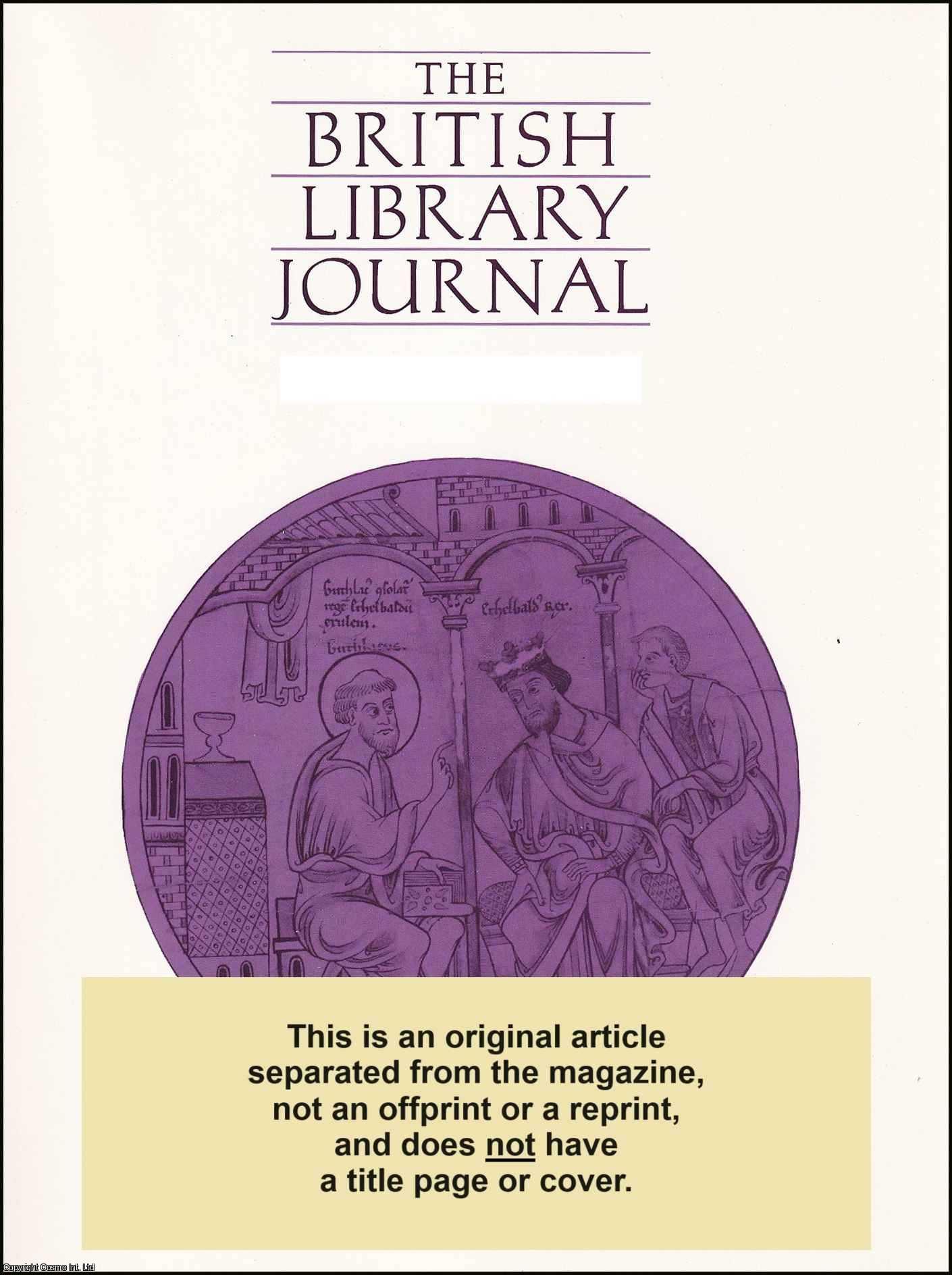 Moses Gaster - The Story of My Library. An original article from The British Library Journal, 1995.