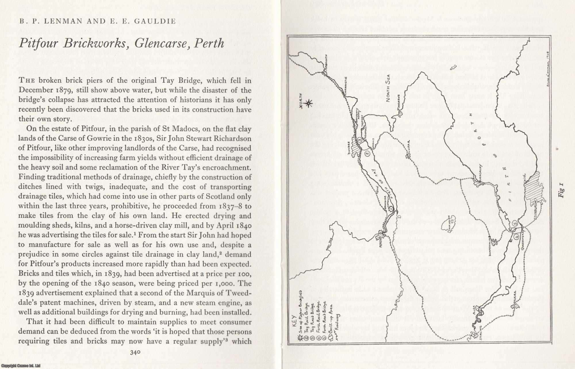 B. P. Lenman and E. E. Gauldie - Pitfour Brickworks, Glencarse, Perth. An original article from the Journal of Industrial Archaeology, 1969.