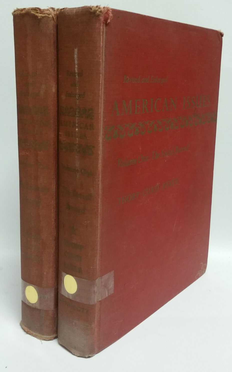 William Thorp; Merle Curti; Carlos Baker - American Issues (2 Volumes)
