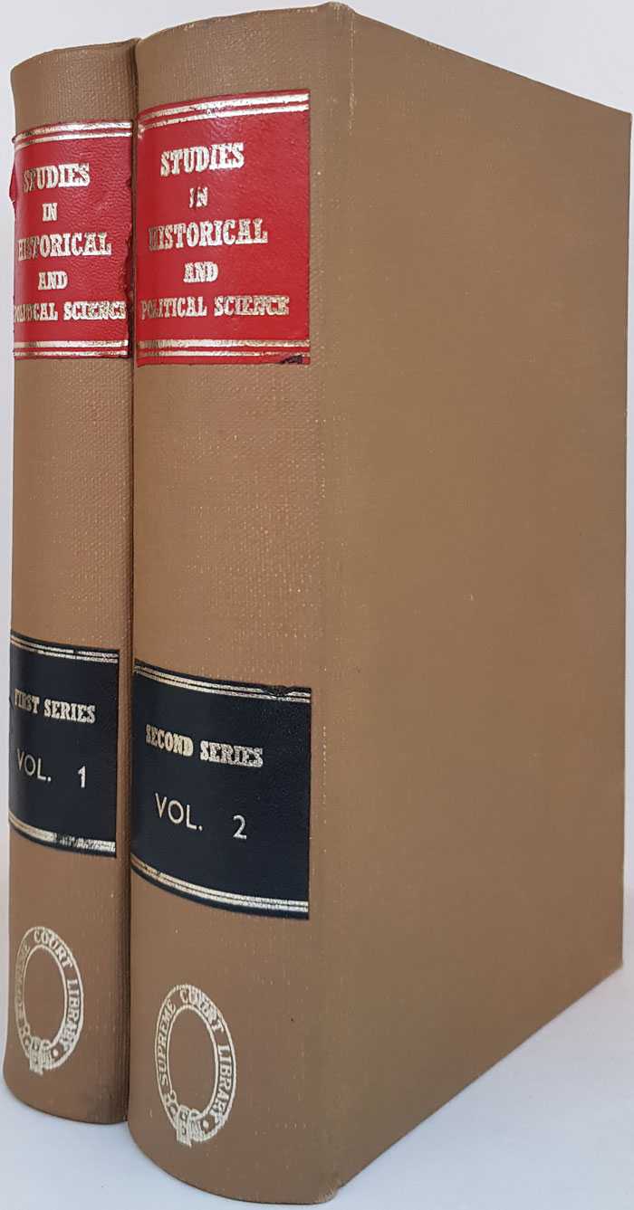 Herbert B. Adams - Studies in Historical and Political Science (2 Volumes)