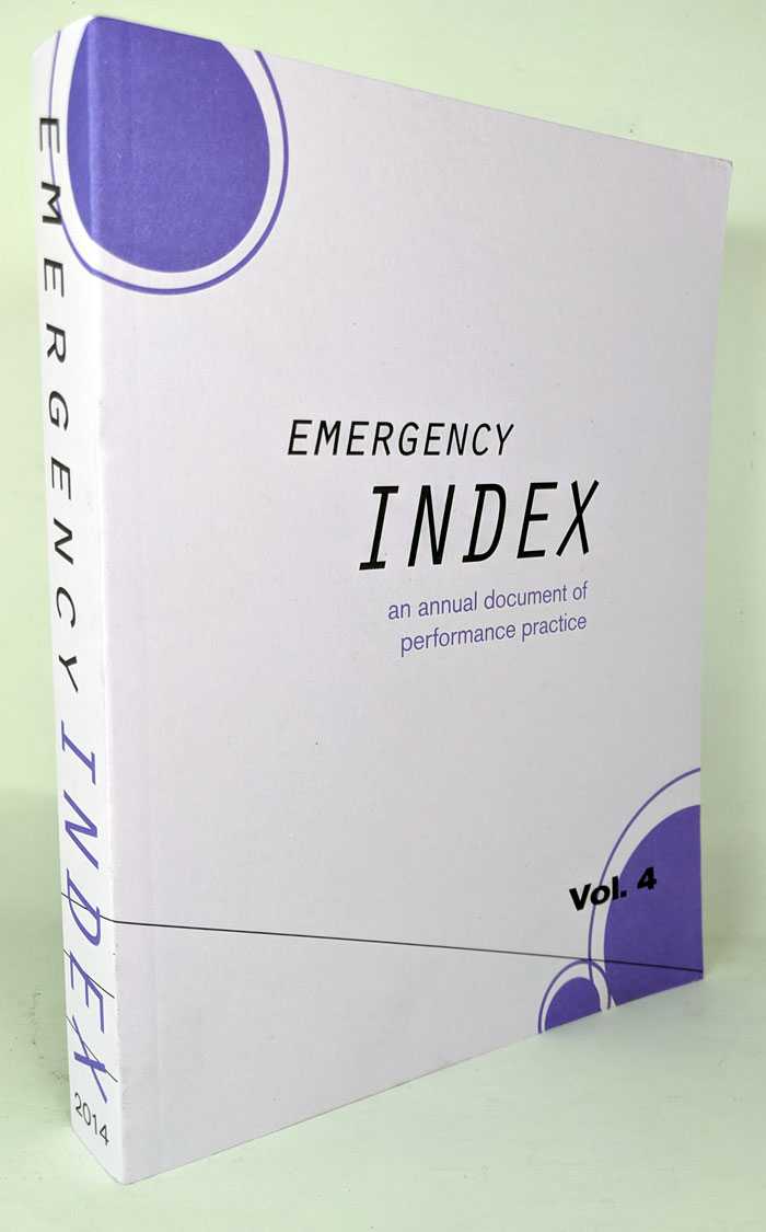 Yelena Gluzman; Matvei Yankelevich - Emergency Index: An Annual Document of Performance Practice (Vol. 4, 2014)