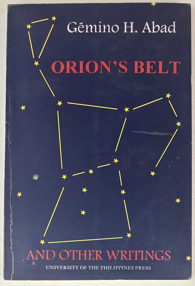 Gemino H. Abad - Orion's Belt and other writings