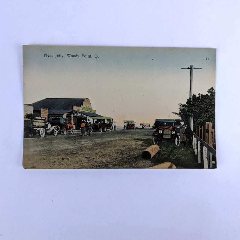 Retrac - Retrac Series Postcard 31: Near Jetty, Woody Point. Q.
