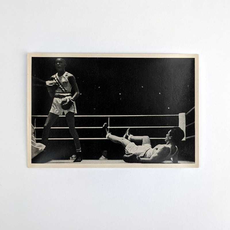 Cigaretten-Bilderdienst - Jack Wilson, Oscar de Larrazabel [Boxing]: Sammelwerk Nr. 14 Olympia 1936 - Band II Bild Nr. 132 Gruppe 57