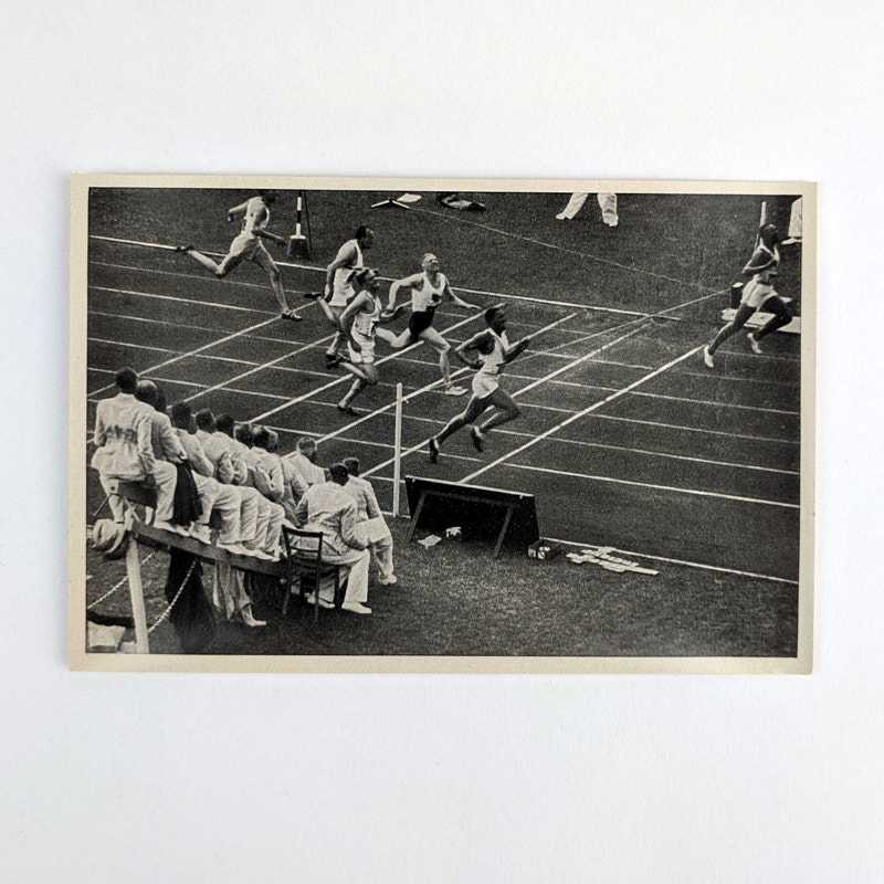 Cigaretten-Bilderdienst - Jesse Owens [Athletics]: Sammelwerk Nr. 14 Olympia 1936 - Band II Bild Nr. 31 Gruppe 57