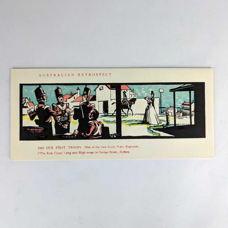 Kenneth Wallace-Crabbe - Australian Retrospect Christmas Card: Our First Troops