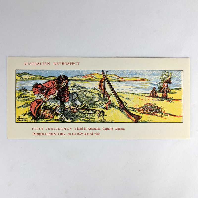 Kenneth Wallace-Crabbe - Australian Retrospect Greeting Card: First Englishman