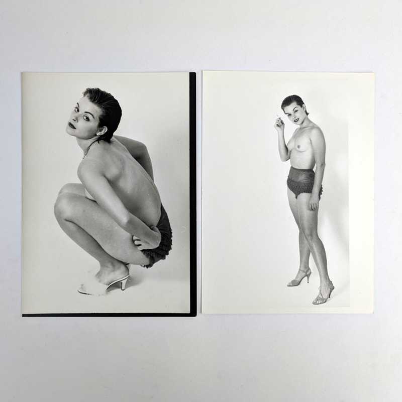 No author - Lot of 2 Pinup Photographs