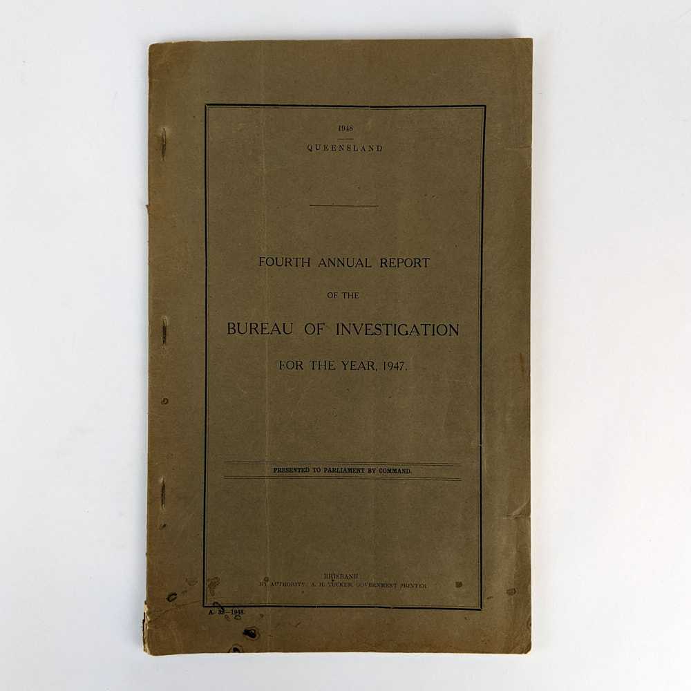 J. R. Kemp - Fourth Annual Report of the Bureau of Investigation Under The Land and Water Resources Development Acts, 1943 to 1946 (for the Year 1947)
