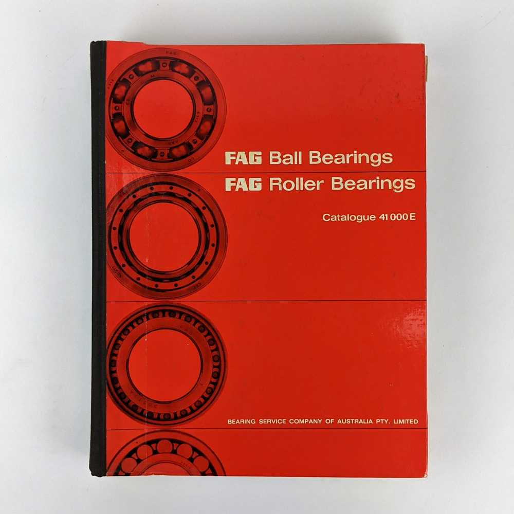 Bearing Service Company of Australia - FAB Ball / Roller Bearings: Catalogue 41 000 E