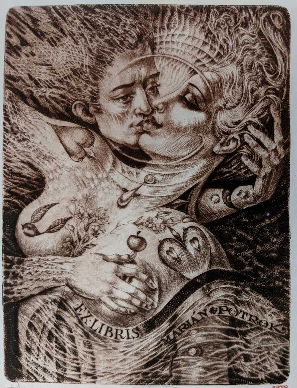 Peter Kocak - Ex Libris for Marian Potrok
