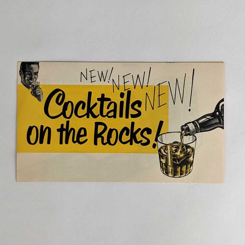 G. F. Heublein & Bro. - New! New! New! Cocktails on the Rocks