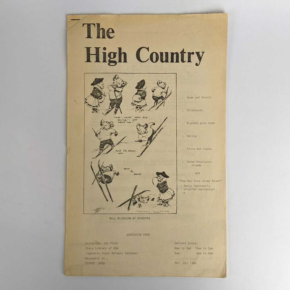 State Library of NSW - The High Country