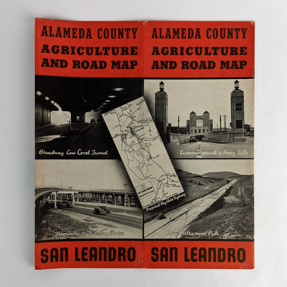 Board of Supervisors, Alameda County - Alameda County, Agriculture and Road Map. San Leandro