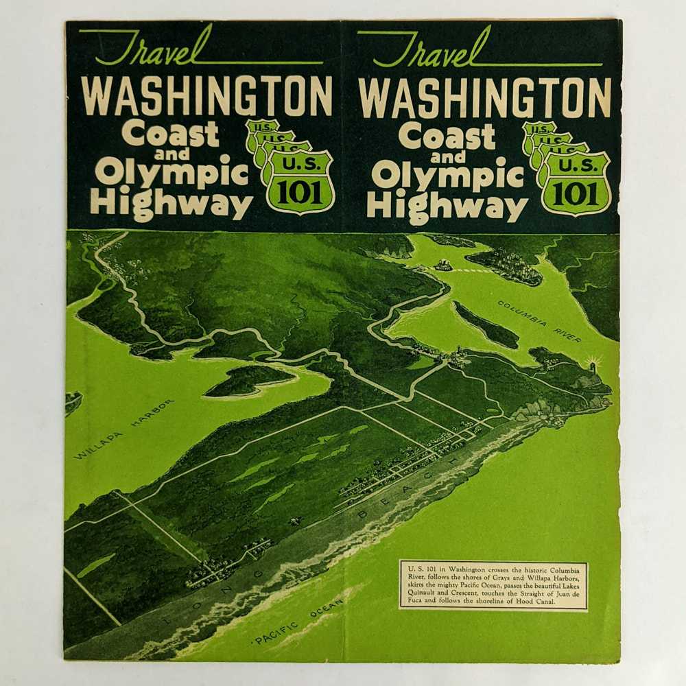 Washington Coast and Olympic Highway Association - Travel Washington Coast and Olympic Highway, U. S. 101