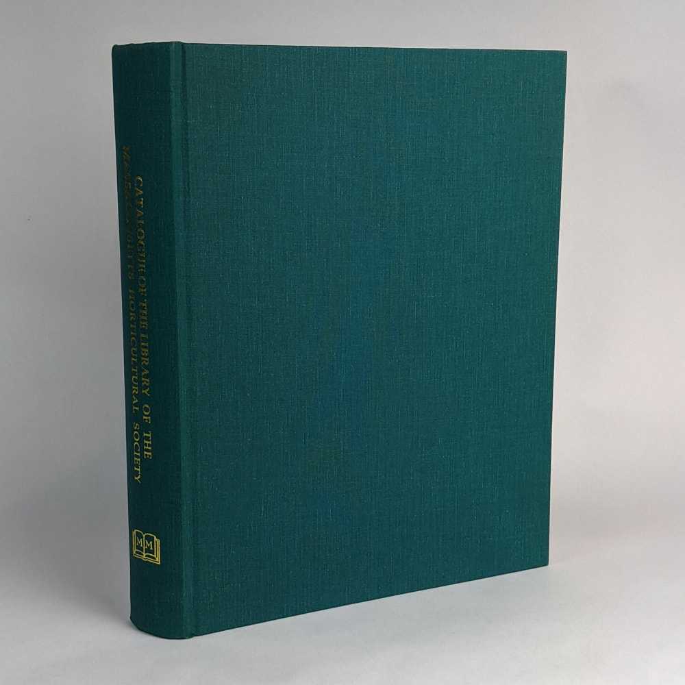 Mary Crane Hewett - Catalogue of the Library of the Massachusetts Horticultural Society
