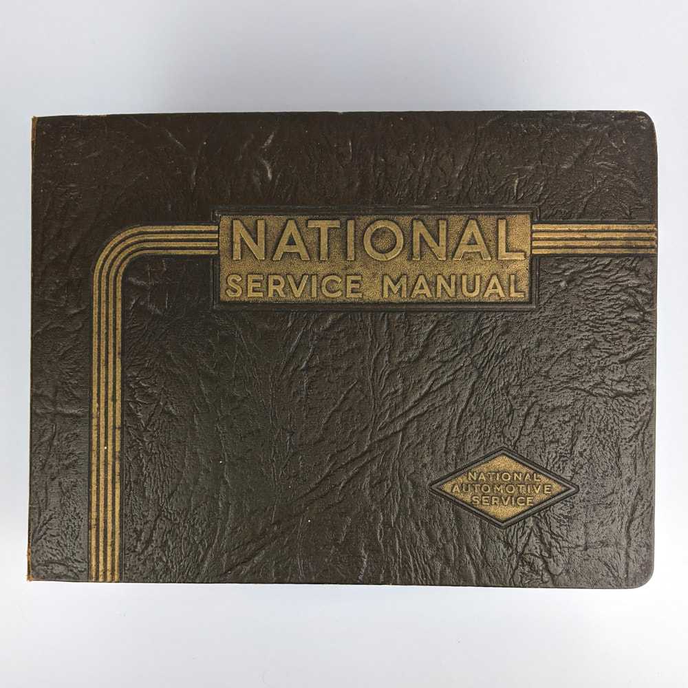 National Automotive Service - National Service Manual: A Perpetual Maintenance Data Service