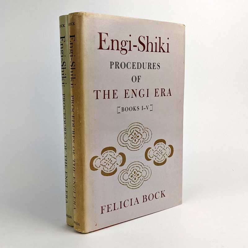 Felicia Bock - Engi-Shiki: Procedures of the Engi Era Books I-V & VI-X (2 Volumes)