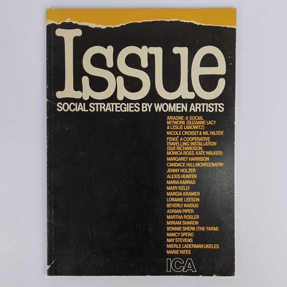 Lucy R. Lippard - Issue: Social Strategies by Women Artists