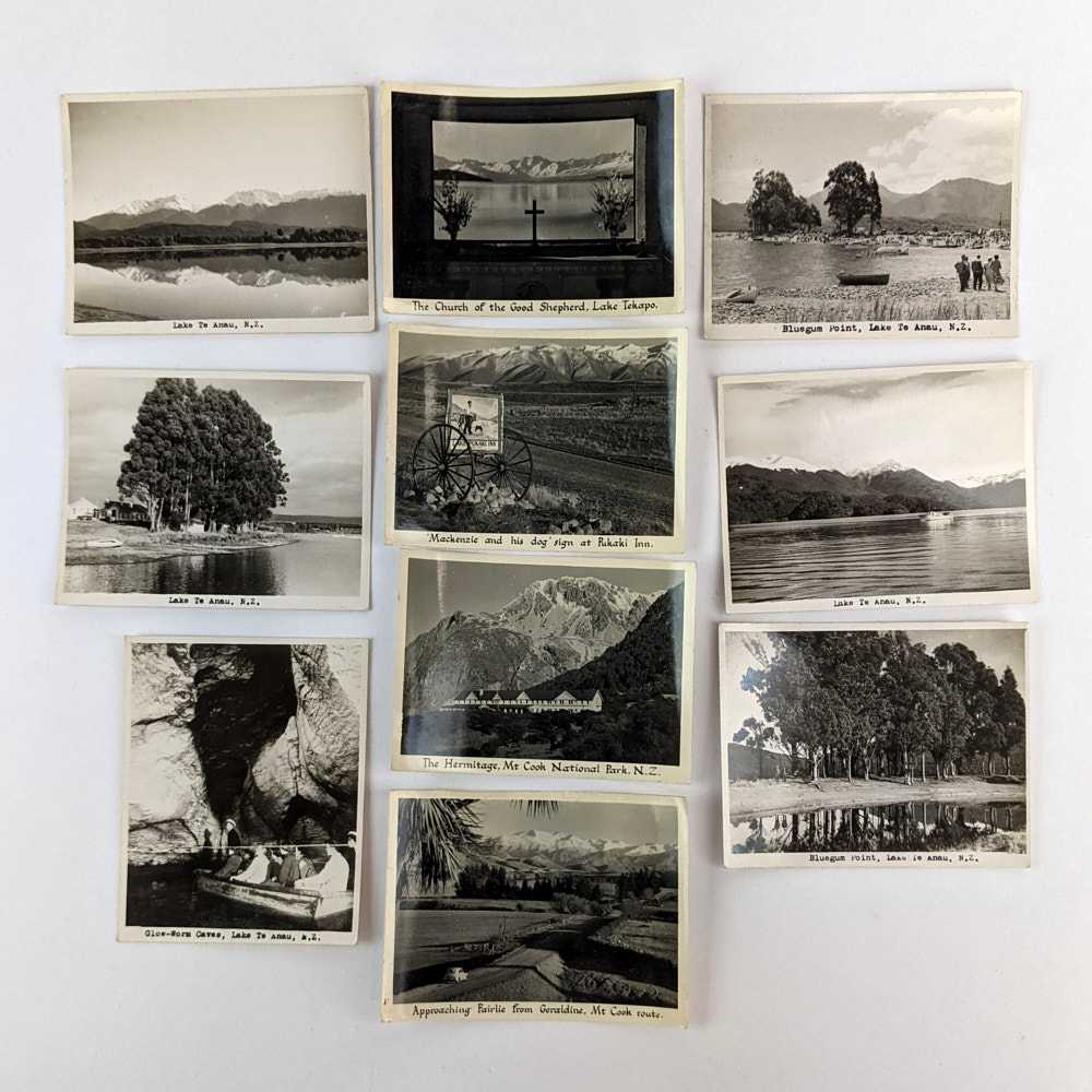 Anonymous - Lot of 10 Commercial Tourist Photographs of New Zealand