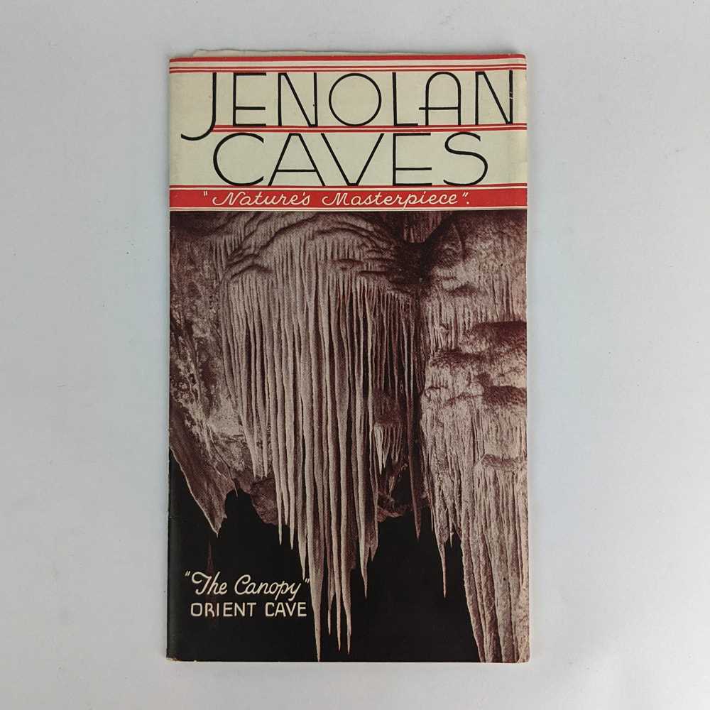 N.S.W. Government Tourist Bureau - Jenolan Caves (N.S.W.) Nature's Masterpiece