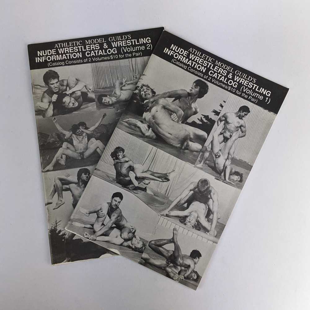 Bob Mizer - Athletic Model Guild's Nude Wrestlers & Wrestling Information Catalog (2 Volumes)
