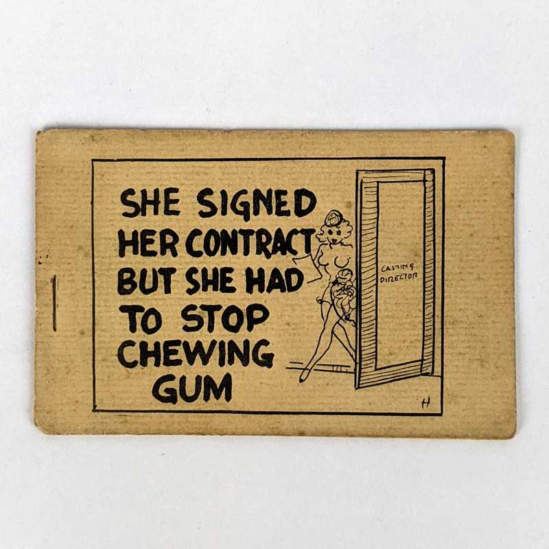 [TIJUANA BIBLE] - She Signed Her Contract But She Had To Stop Chewing Gum