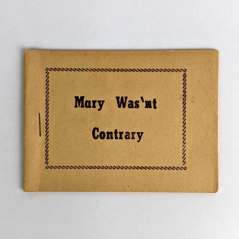 [TIJUANA BIBLE] - Mary Was'nt Contrary