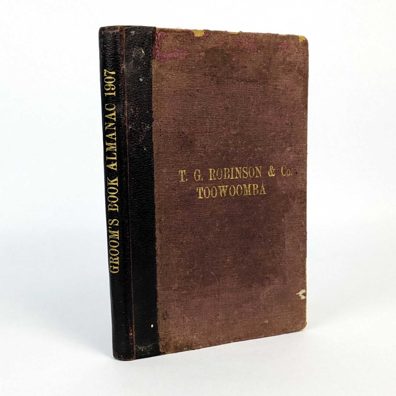 W. H. Groom & Sons - Groom's Darling Downs Book Almanac and Local Business Directory for 1907