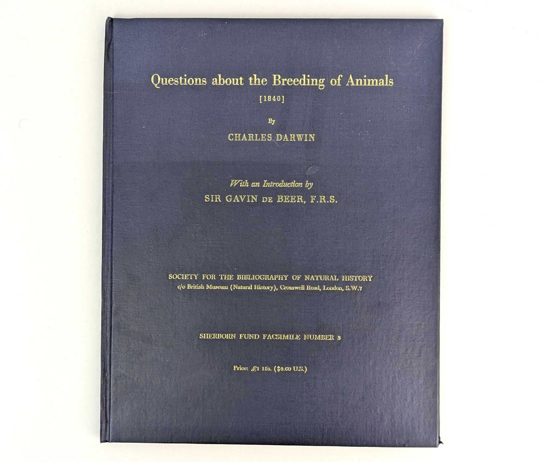 Charles Darwin - Questions About the Breeding of Animals