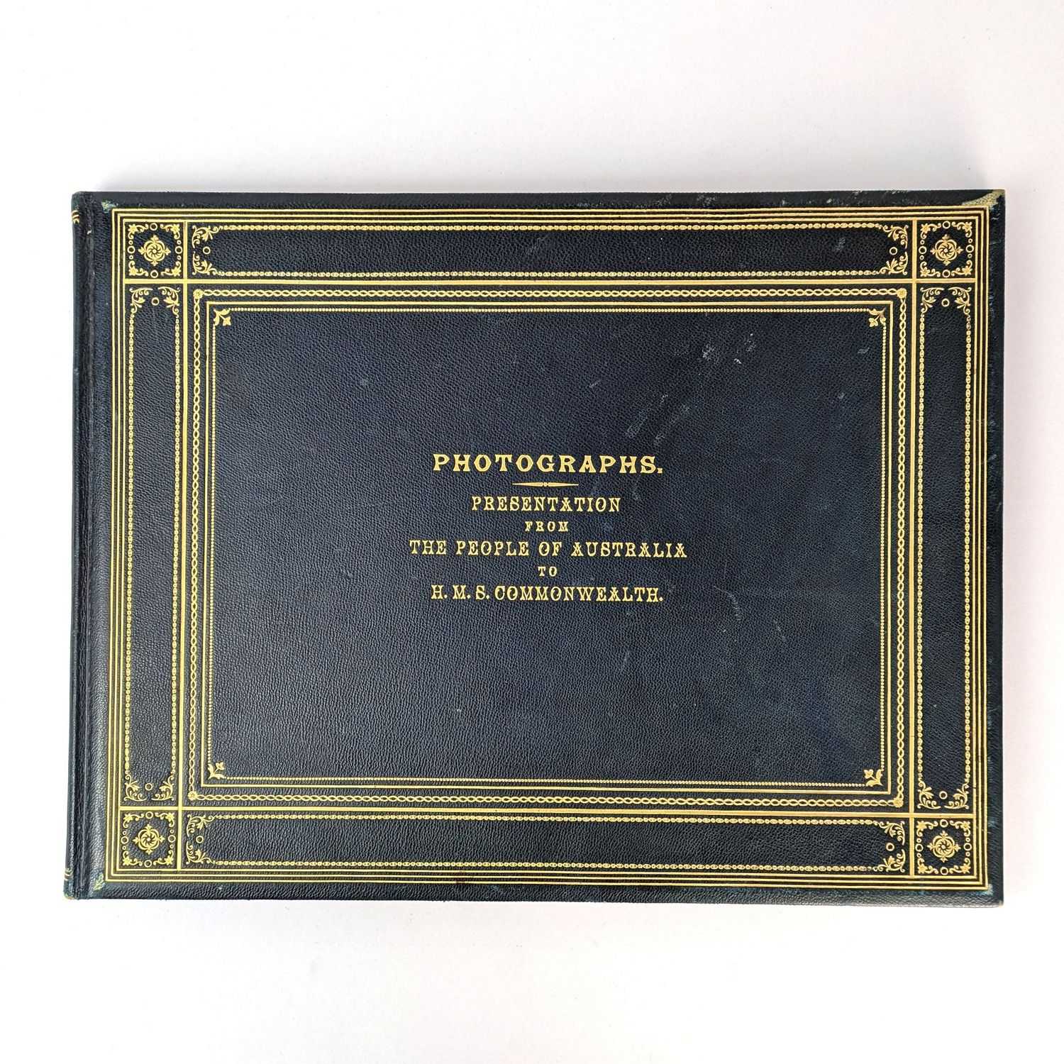 South Australian Government Photolithographic Department - Photographs. Presentation from the People of Australia to H.M.S. Commonwealth