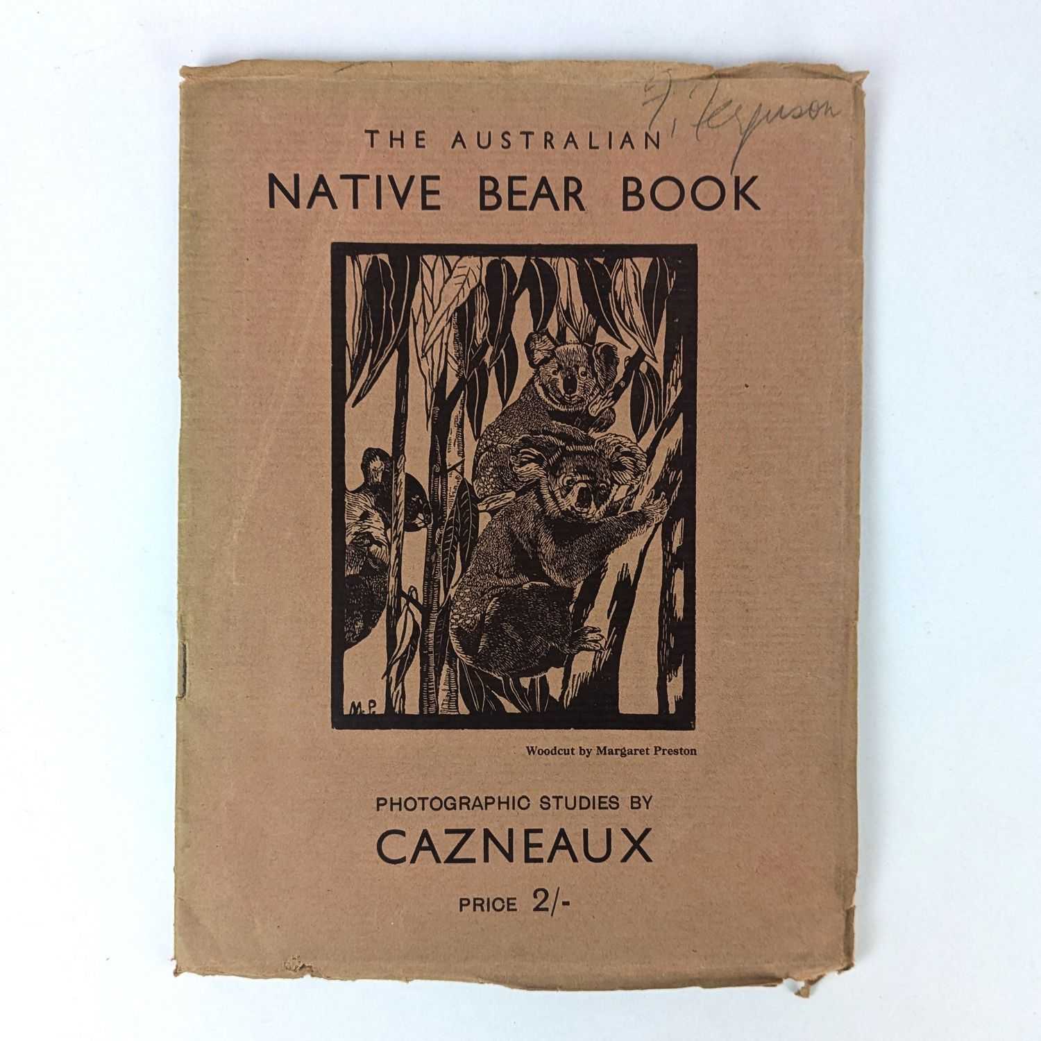 [Harold] Cazneaux - The Australian Native Bear Book: Photographic Studies by Cazneaux