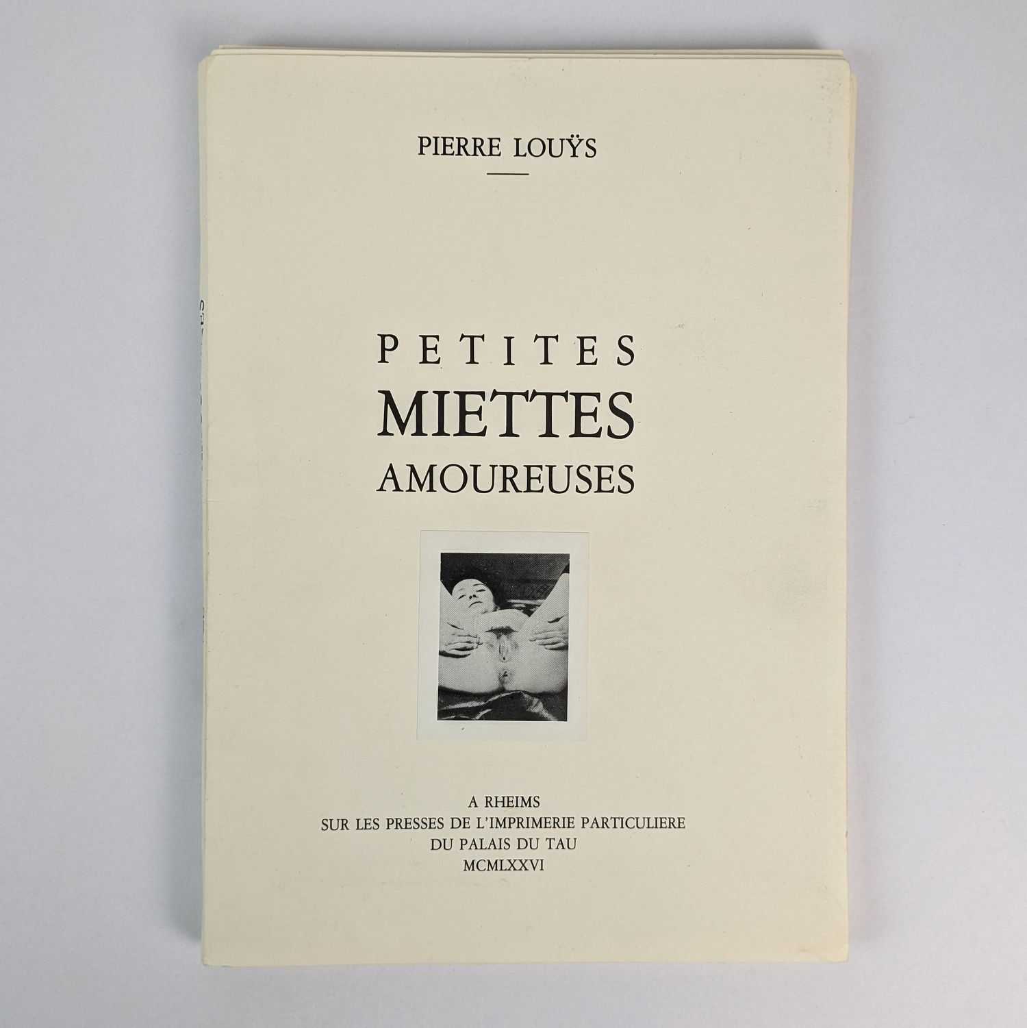 Pierre Louys - Petites Miettes Amoureuses