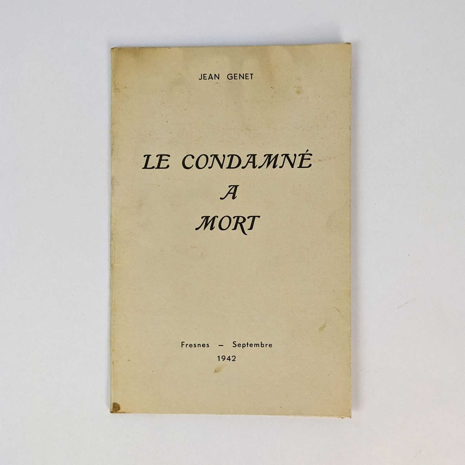 Jean Genet - Le Condamne a Mort