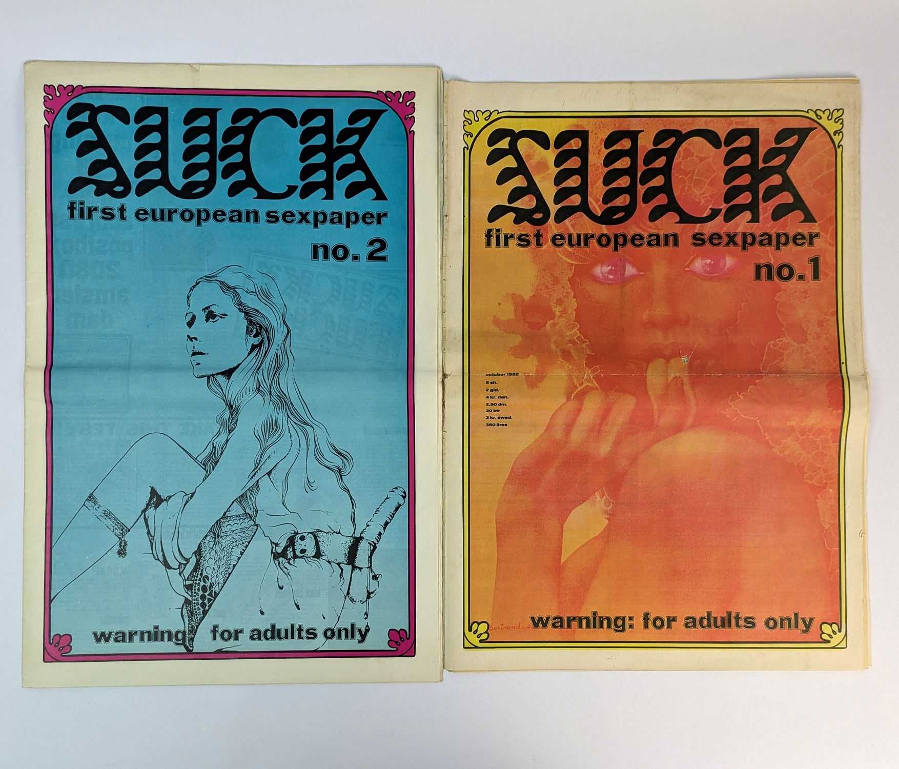 William Levy; Heathcote Williams; Germaine Greer; Susan Jansen; Lynne Tillman; Jim Haynes; Willem de Ridder - Suck: First European Sexpaper