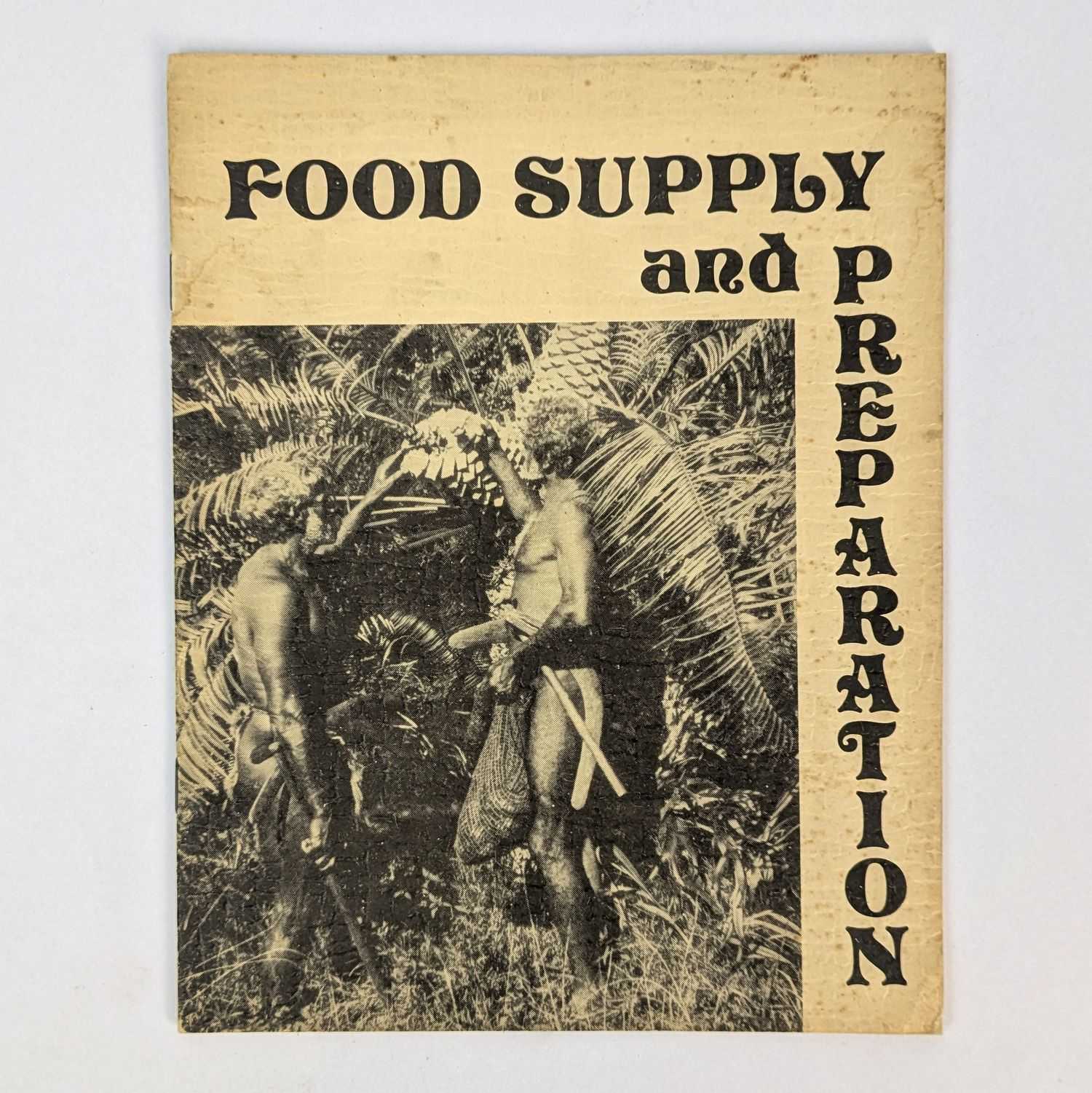 Department of Community Services - Food Supply and Preparation