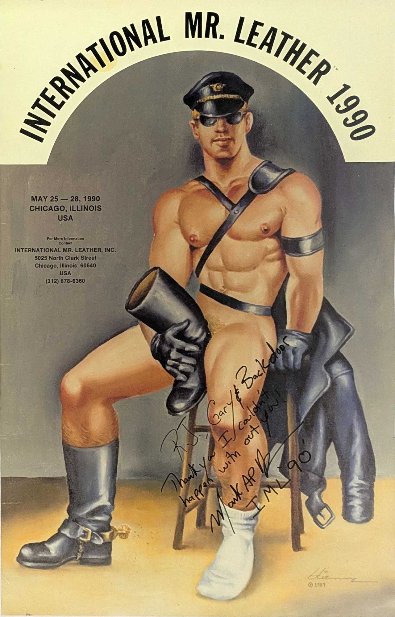 Etienne - International Mr. Leather 1990 Poster