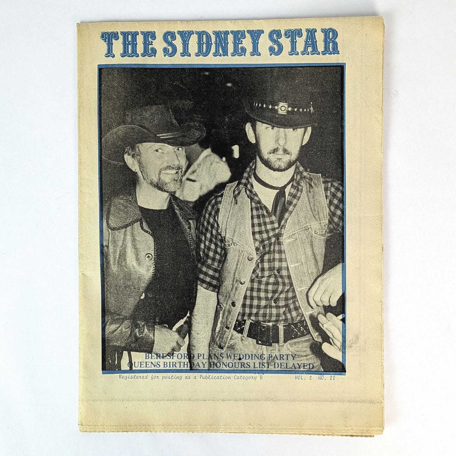 Mary Morgan - The Sydney Star Vol. 2, No 22
