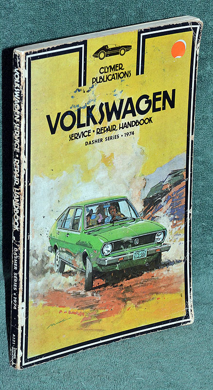 Volkswagen Service Repair Handbook Dasher Series 1974