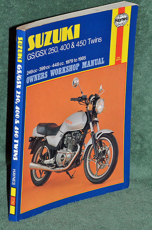 Suzuki GS/GSX 250, 400 & 450 Twins Owners Workshop Manual, M736, 1979 - 1985