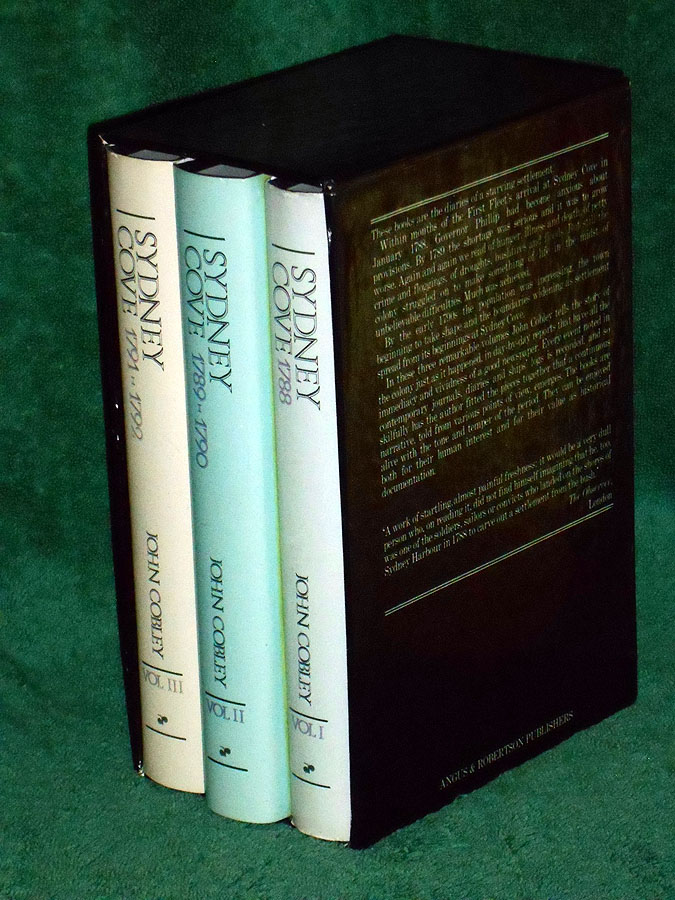 Sydney Cove: 3 Vols 1788 , 1789-1790 , 1791-1792