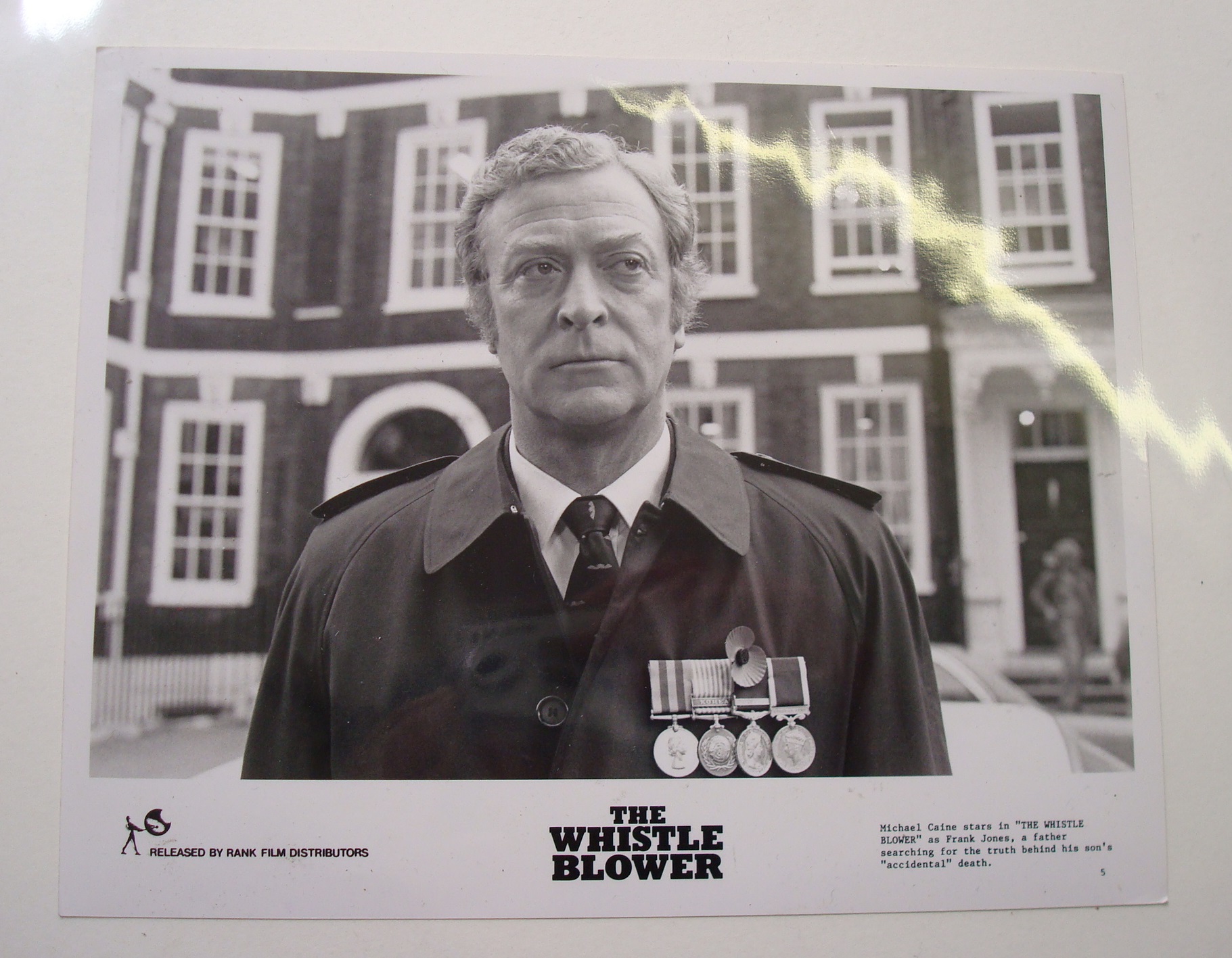 RANK FILM DISTRIBUTORS Michael Caine, The Whistleblower (1986), Original Promoti - Picture 1 of 1